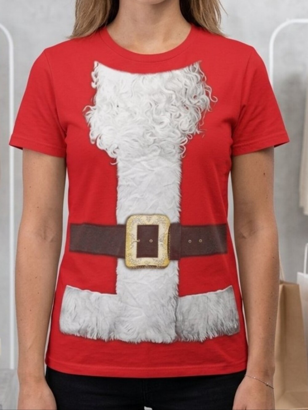 Dec 25th Santa Suit Graphic Holiday T-Shirt